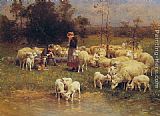 Famous Flock Paintings - Guarding the Flock
